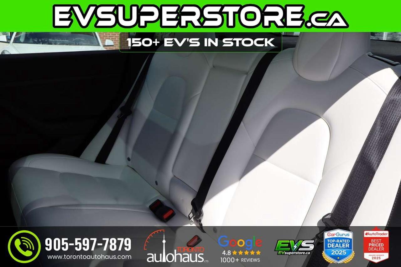 2022 Tesla Model 3 WHITE INT. I 150+ EV's at EVSUPERSTORE.ca Photo