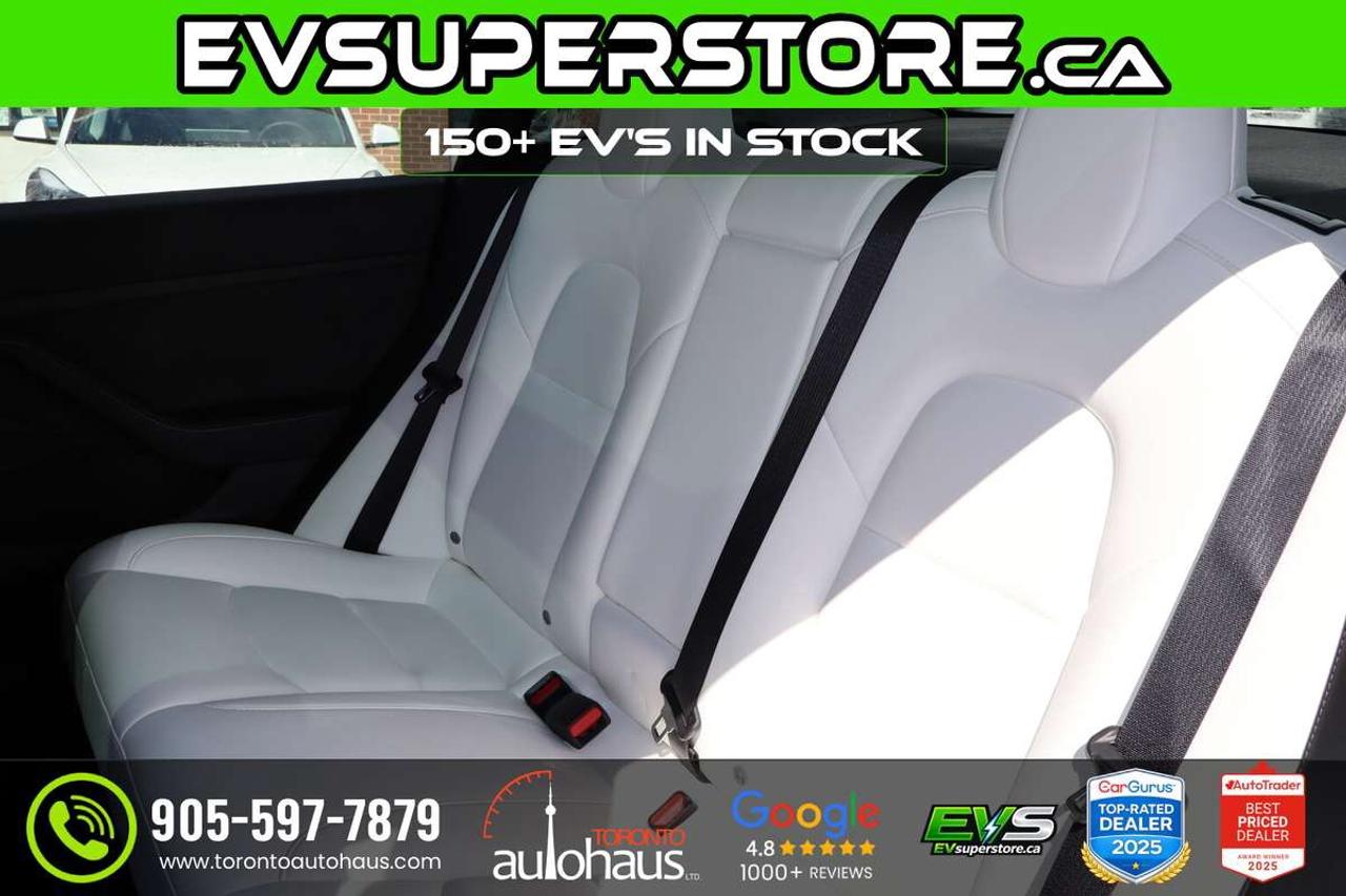 2022 Tesla Model 3 WHITE INT. I 150+ EV's at EVSUPERSTORE.ca Photo