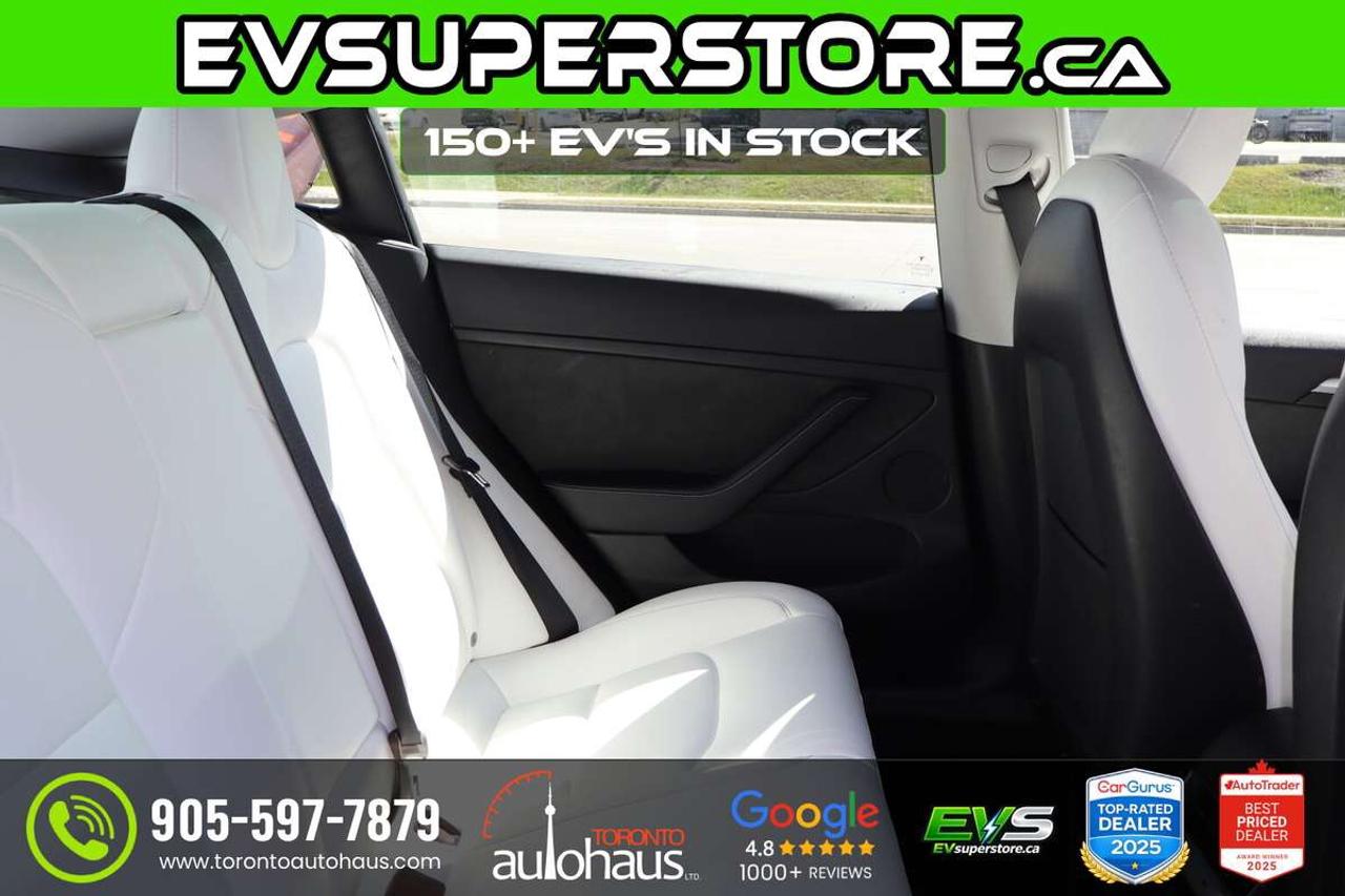 2022 Tesla Model 3 WHITE INT. I 150+ EV's at EVSUPERSTORE.ca Photo
