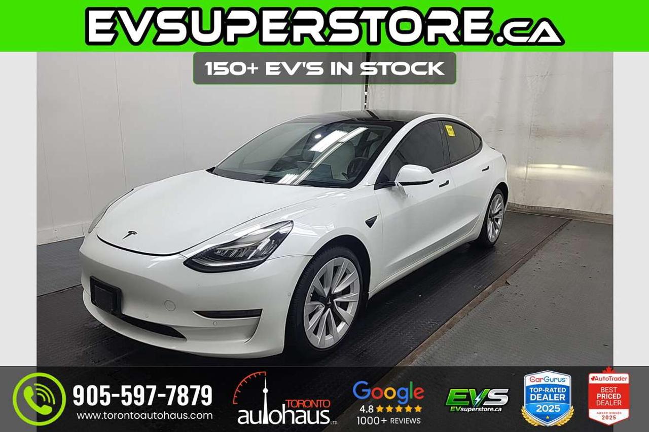 2021 Tesla Model 3 WHITE INT. I 150+ EV's at EVSUPERSTORE Photo5