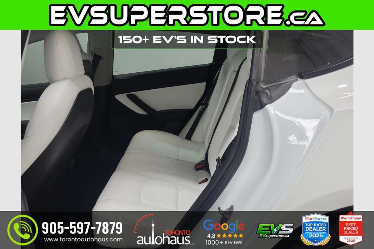 2021 Tesla Model 3 WHITE INT. I 150+ EV's at EVSUPERSTORE Photo