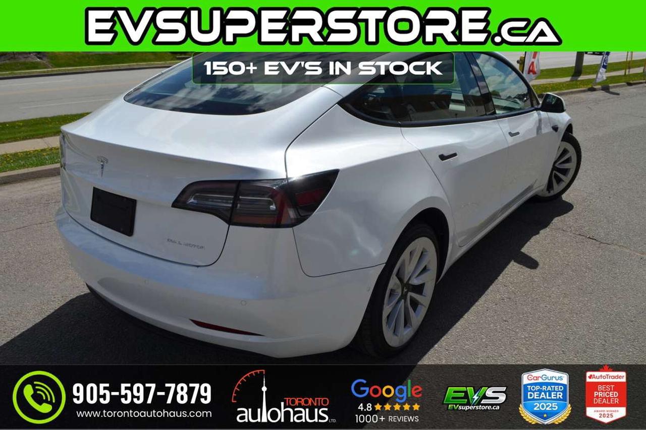 2022 Tesla Model 3 LR AWD I OVER 100 TESLAS EVSUPERSTORE.CA Photo