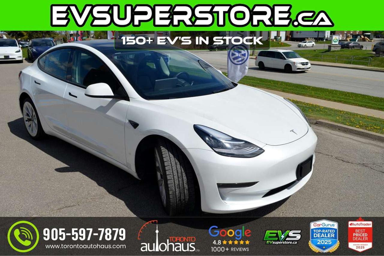 2022 Tesla Model 3 LR AWD I OVER 100 TESLAS EVSUPERSTORE.CA Photo