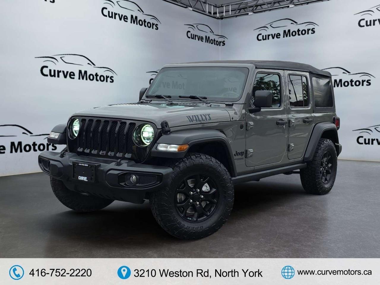 2021 Jeep Wrangler Unlimited Willys 4x4 * NO ACCIDENTS / ALPINE SOUND / LED LIGHTS / CAMERA Photo