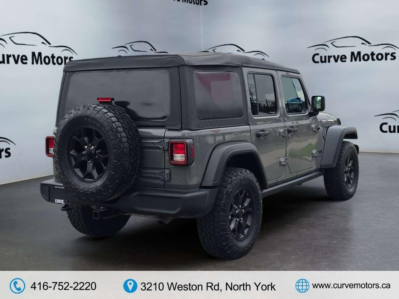 2021 Jeep Wrangler Unlimited Willys 4x4 * NO ACCIDENTS / ALPINE SOUND / LED LIGHTS / CAMERA Photo