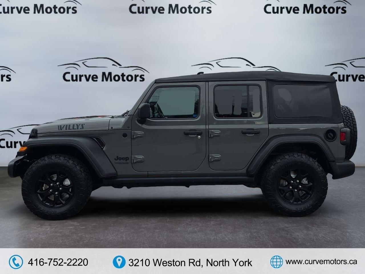 2021 Jeep Wrangler Unlimited Willys 4x4 * NO ACCIDENTS / ALPINE SOUND / LED LIGHTS / CAMERA Photo