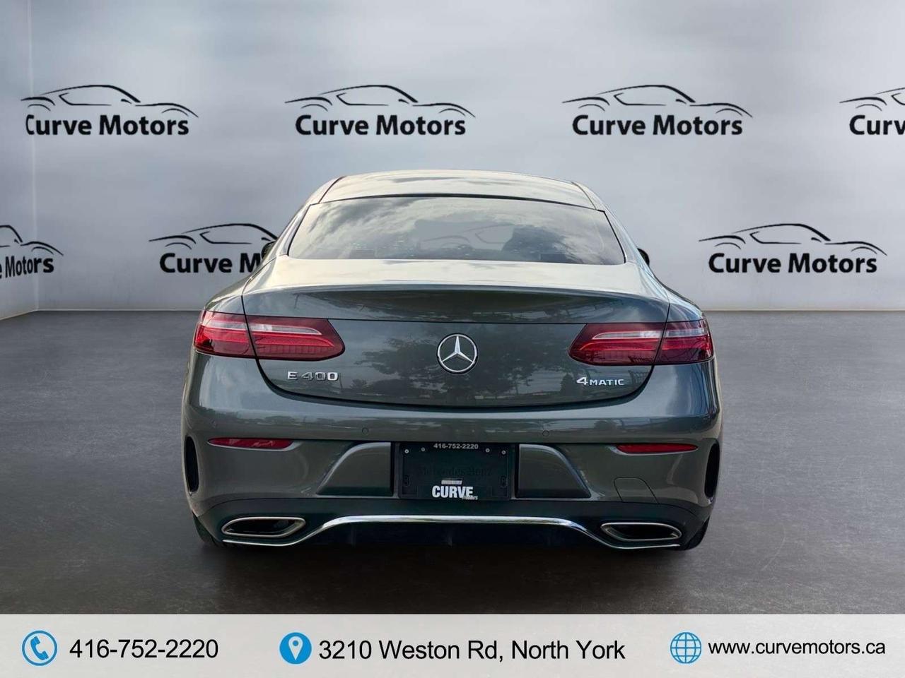 2018 Mercedes-Benz E-Class E400 4MATIC Coupe AMG PKG * NO ACCIDENTS / BURMESTER / HUD / AMBIENT Photo