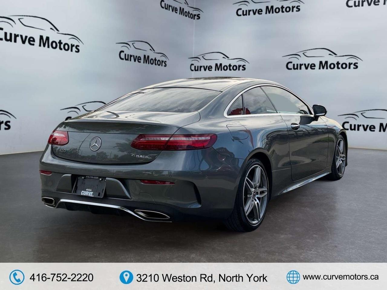 2018 Mercedes-Benz E-Class E400 4MATIC Coupe AMG PKG * NO ACCIDENTS / BURMESTER / HUD / AMBIENT Photo