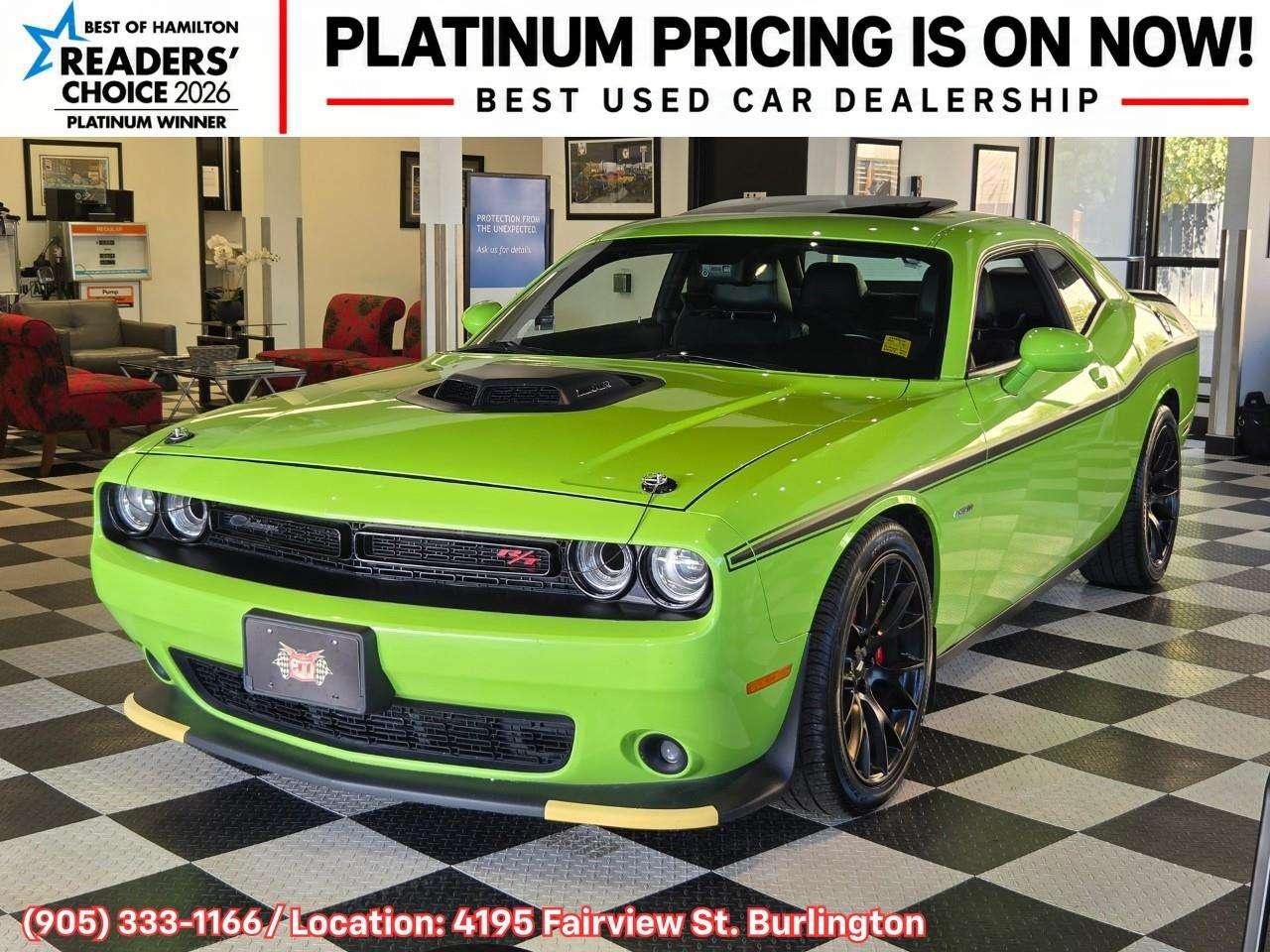2019 Dodge Challenger R/T Apple CarPlay & Android Auto • Power Driver Seat • Rear Parking Sensors • SiriusXM® Satellite Radio • Alloy Wheels Photo0