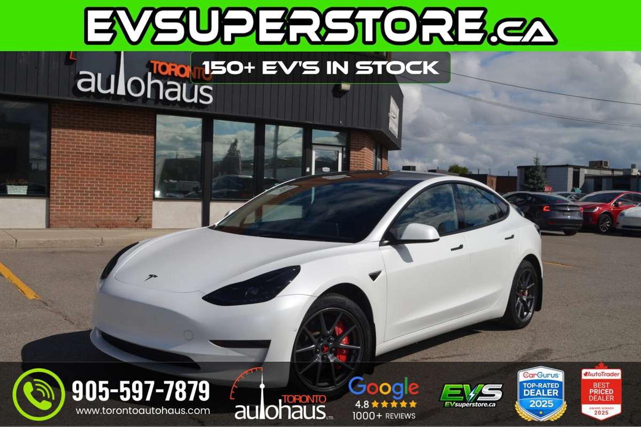 2022 Tesla Model 3 LR AWD I OVER 100 TESLAS EVSUPERSTORE.CA Photo1