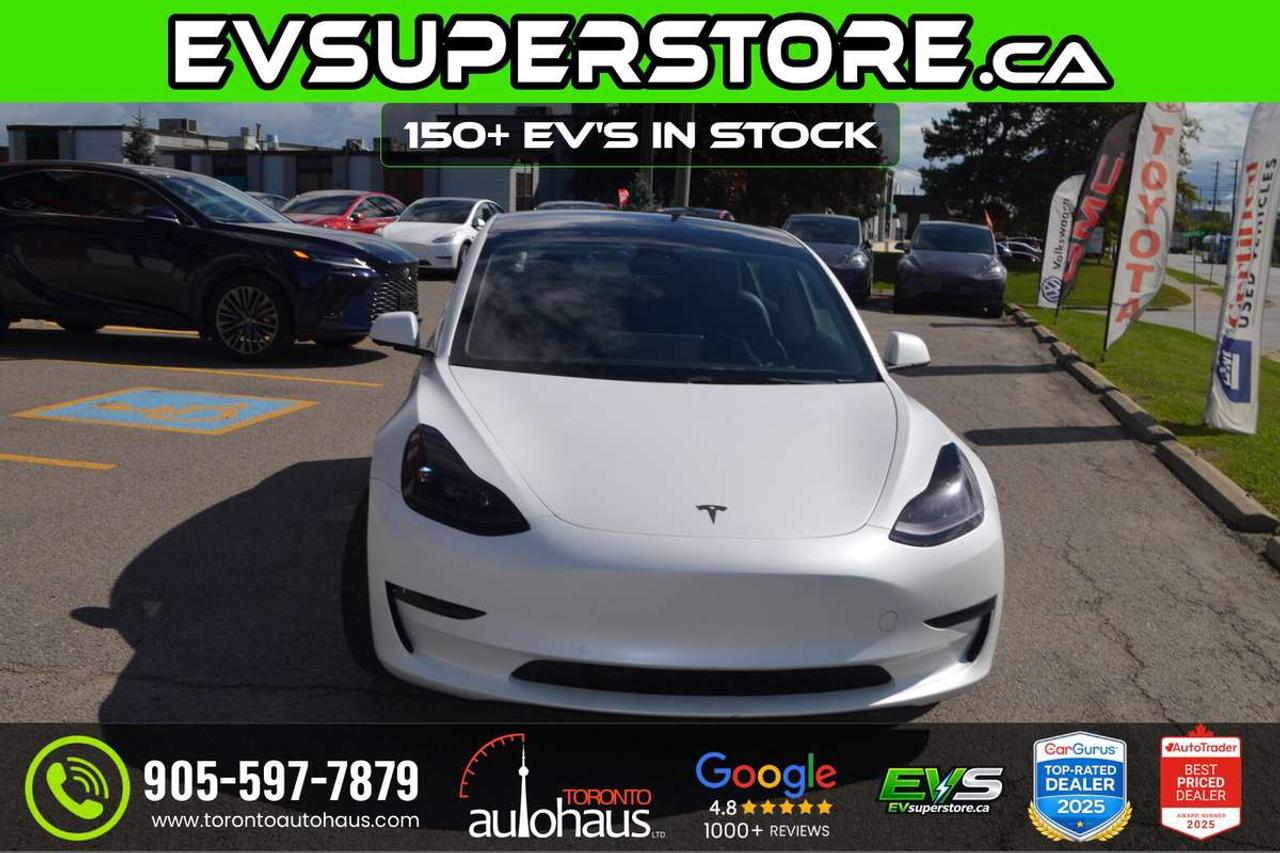 2022 Tesla Model 3 LR AWD I OVER 100 TESLAS EVSUPERSTORE.CA Photo