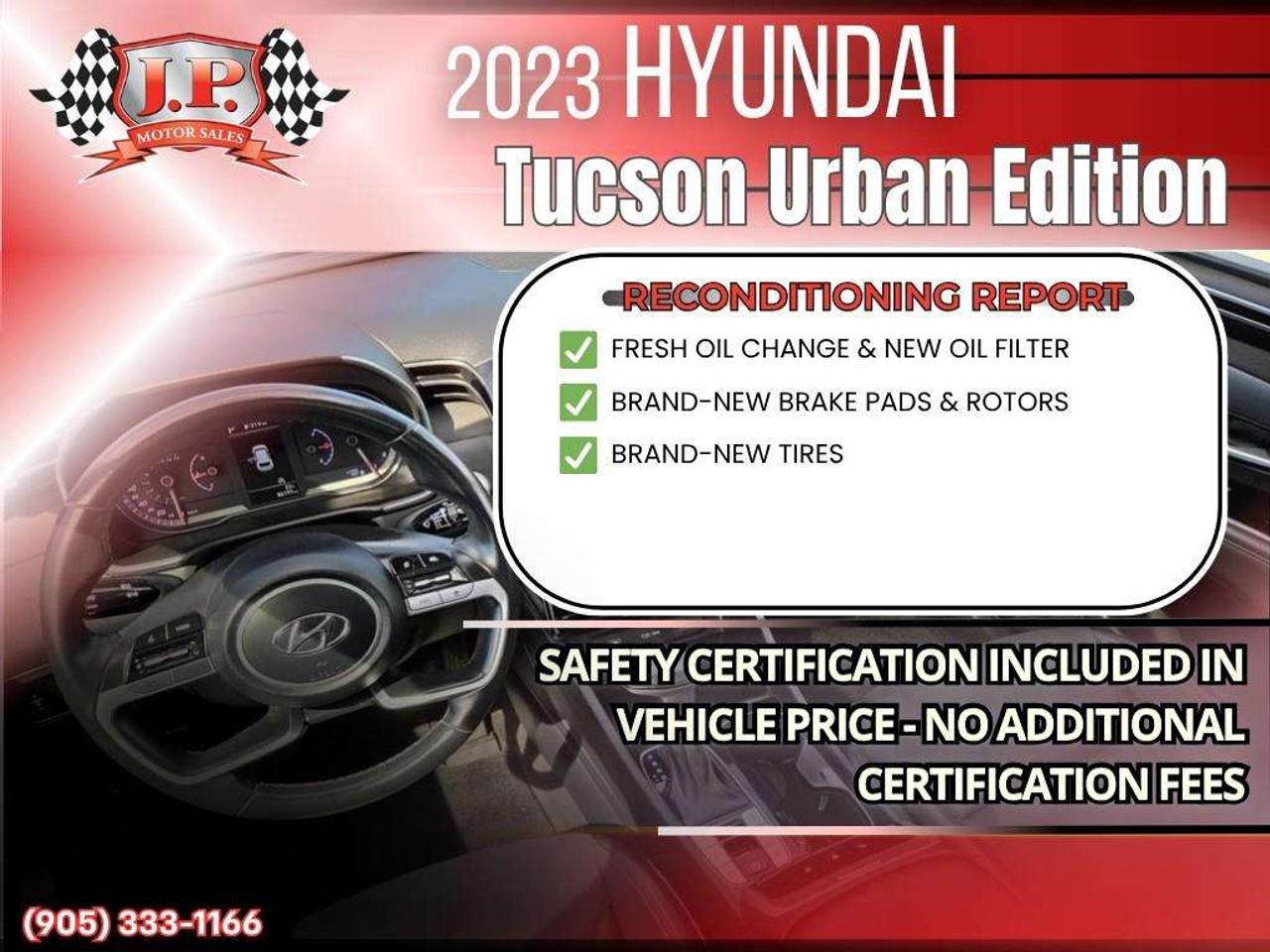 2023 Hyundai Tucson Apple CarPlay & Android Auto • Power Sunroof • Leather Seating • Built-In Navigation System • Remote Start System • Heate Photo
