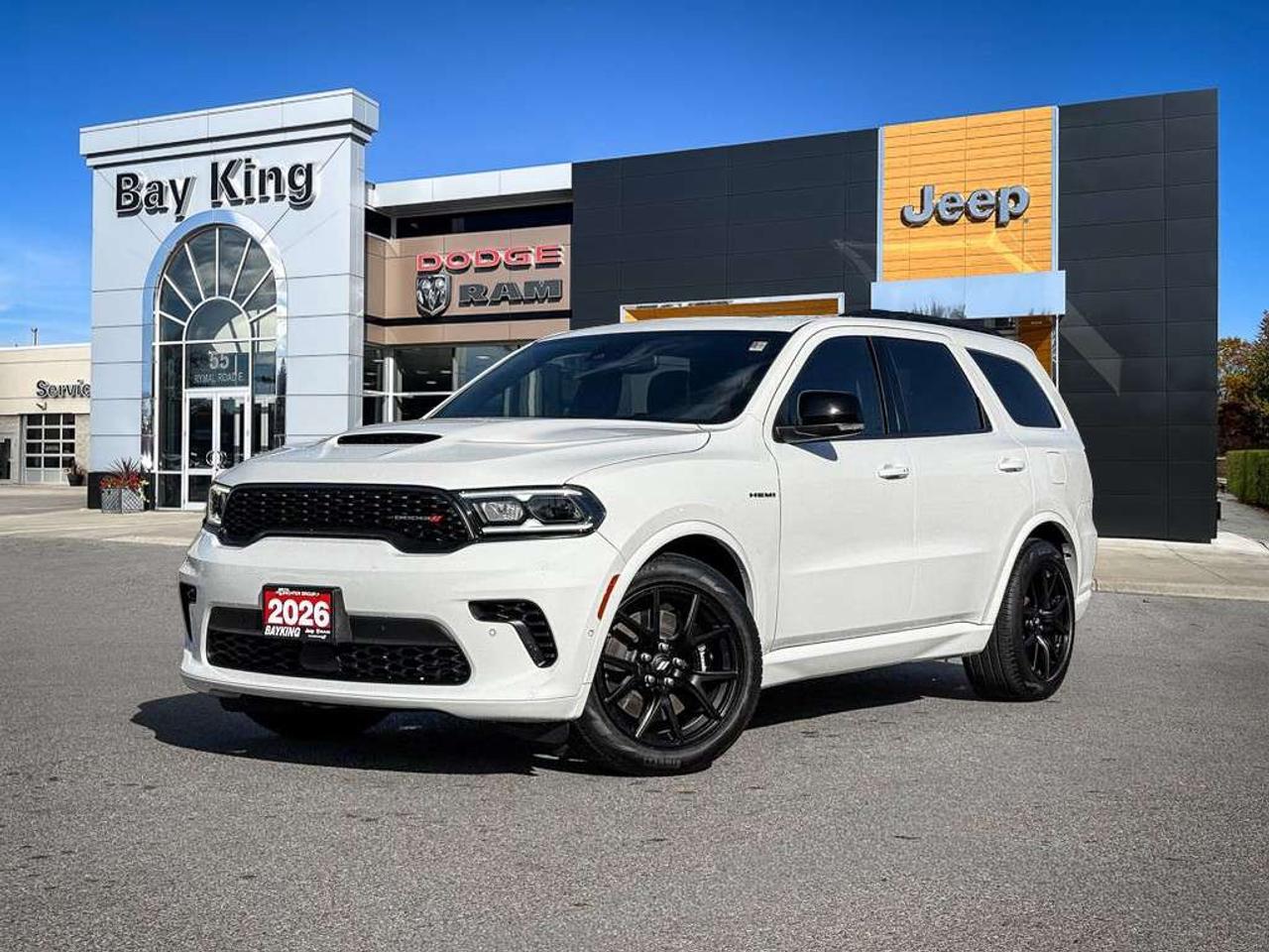 2026 Dodge Durango GT HEMI V8   BLACKTOP   TOW ’N GO   SUNROOF   HEATED/VENTILATED LEATHER   BREMBO BRAKES Photo0
