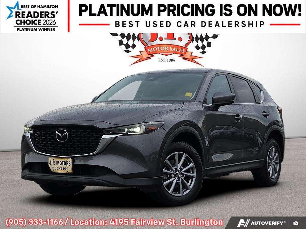 2024 Mazda CX-5 GS w/o CD Apple CarPlay & Android Auto • Heated Front Seats • Power Driver Seat • Lane Assist • Alloy Wheels Photo0