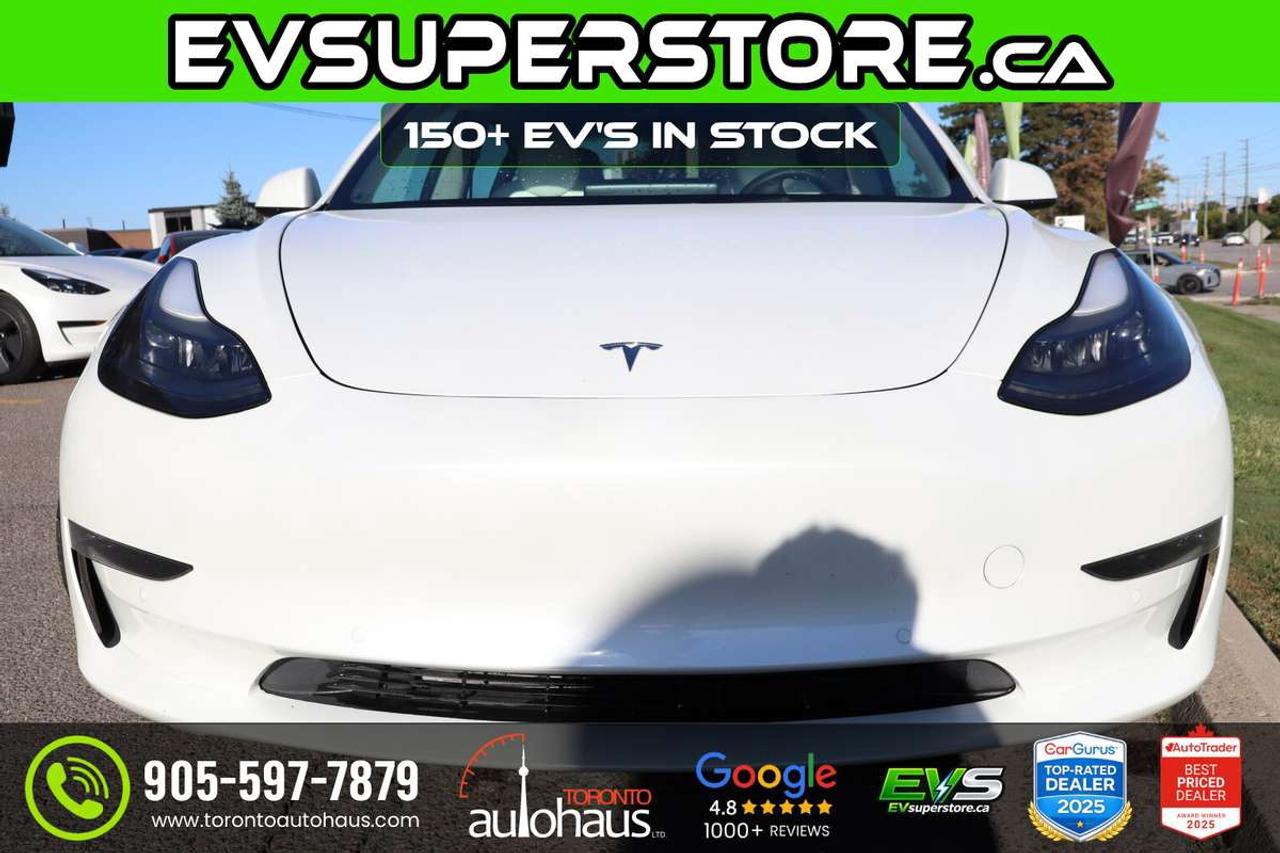 2022 Tesla Model 3 WHITE INT. I PERFORMANCE AT EVSUPERSTORE.CA Photo1