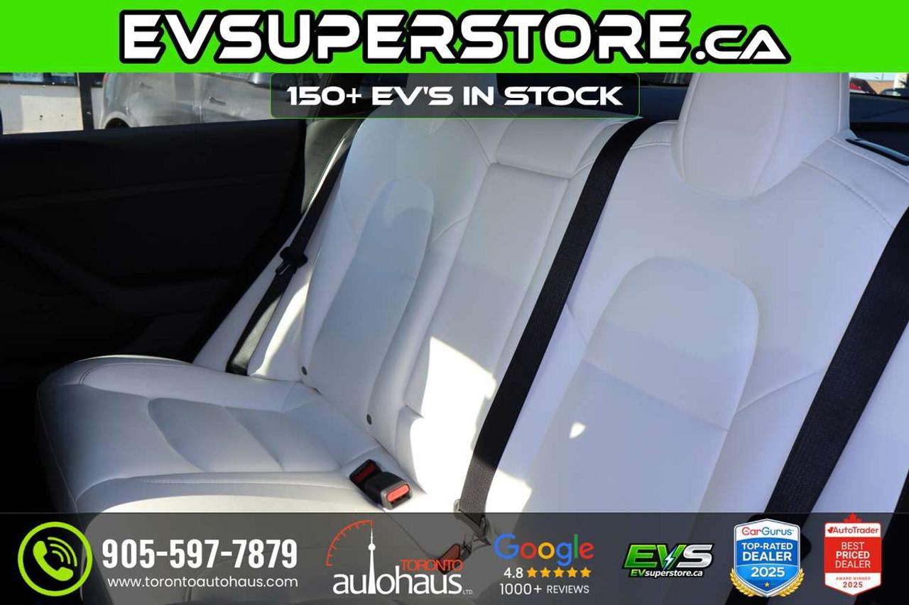 2022 Tesla Model 3 WHITE INT. I PERFORMANCE AT EVSUPERSTORE.CA Photo