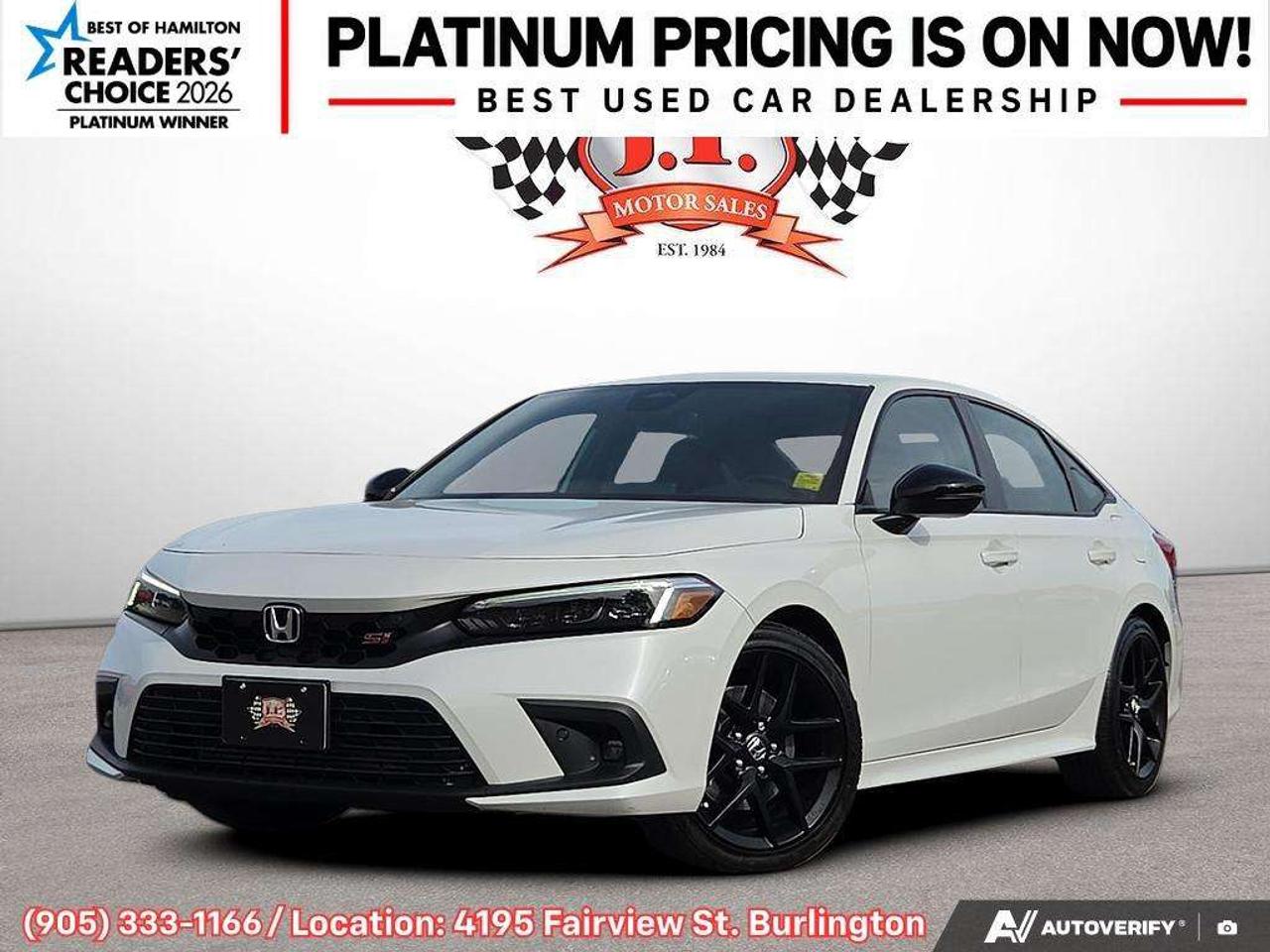 2023 Honda Civic Apple CarPlay & Android Auto • Power Sunroof • Built-In Navigation System • Built-In Wi-Fi Hotspot • Heated Front Seats • Photo0