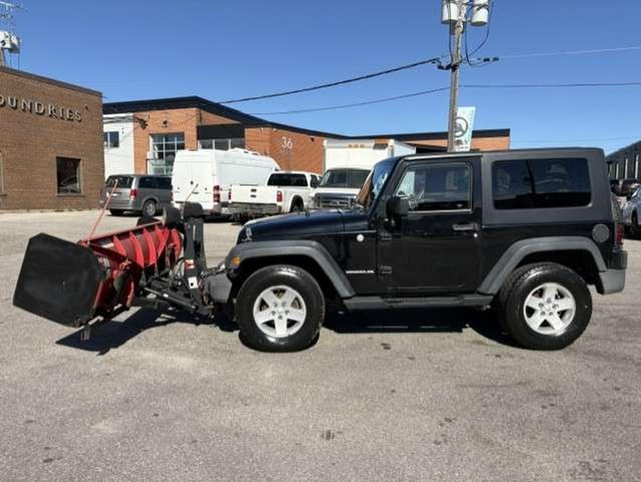 2010 Jeep Wrangler SPORT 4WD **BOSS RT3 SNOW PLOW-AUTOMATIC** Photo
