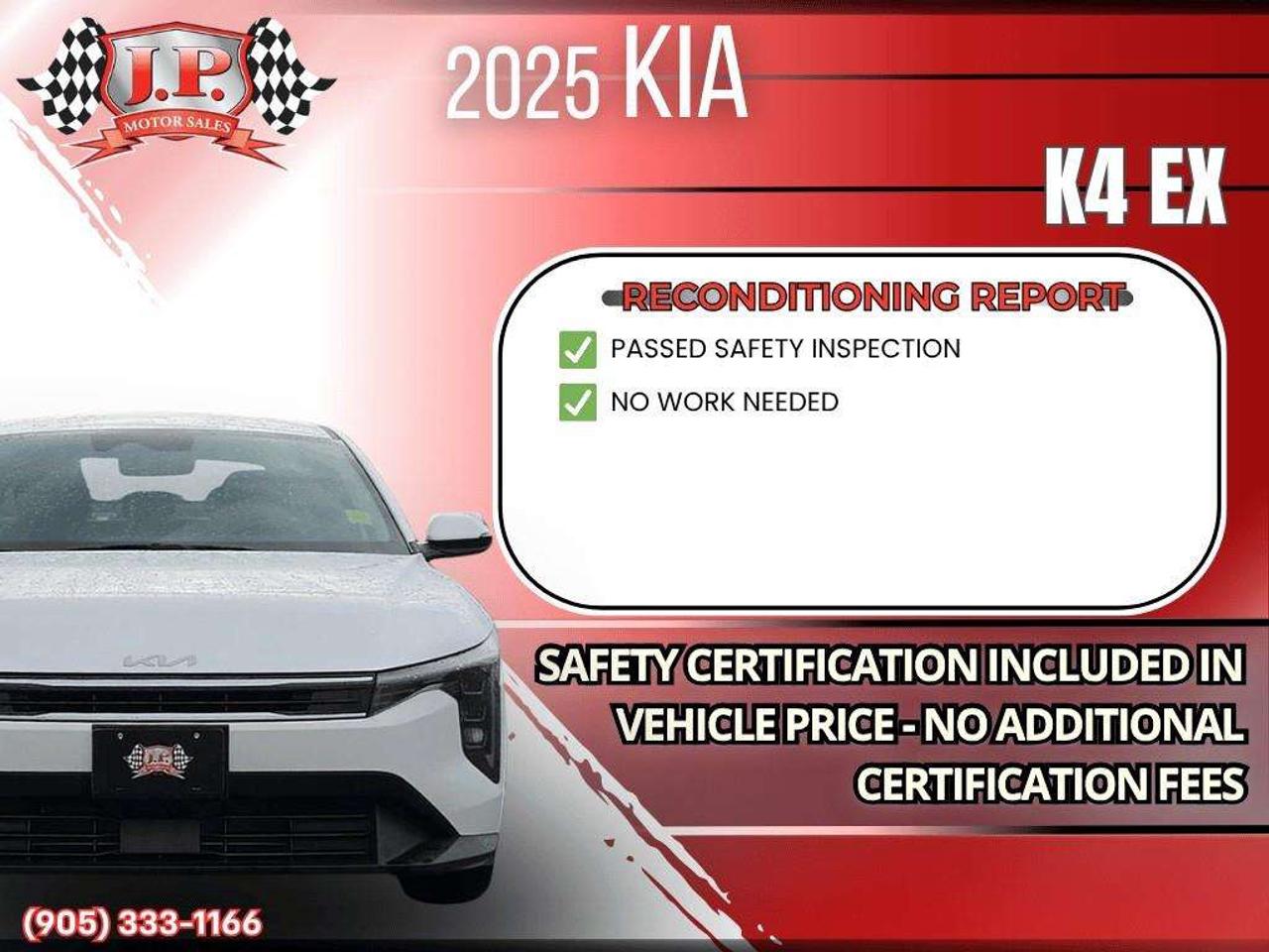 2025 Kia K4 EX Apple CarPlay & Android Auto • Remote Start System • Heated Front Seats • Lane Assist • SiriusXM® Satellite Radio Photo