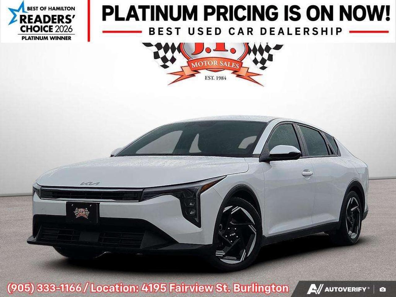 2025 Kia K4 EX Apple CarPlay & Android Auto • Remote Start System • Heated Front Seats • Lane Assist • SiriusXM® Satellite Radio Photo0