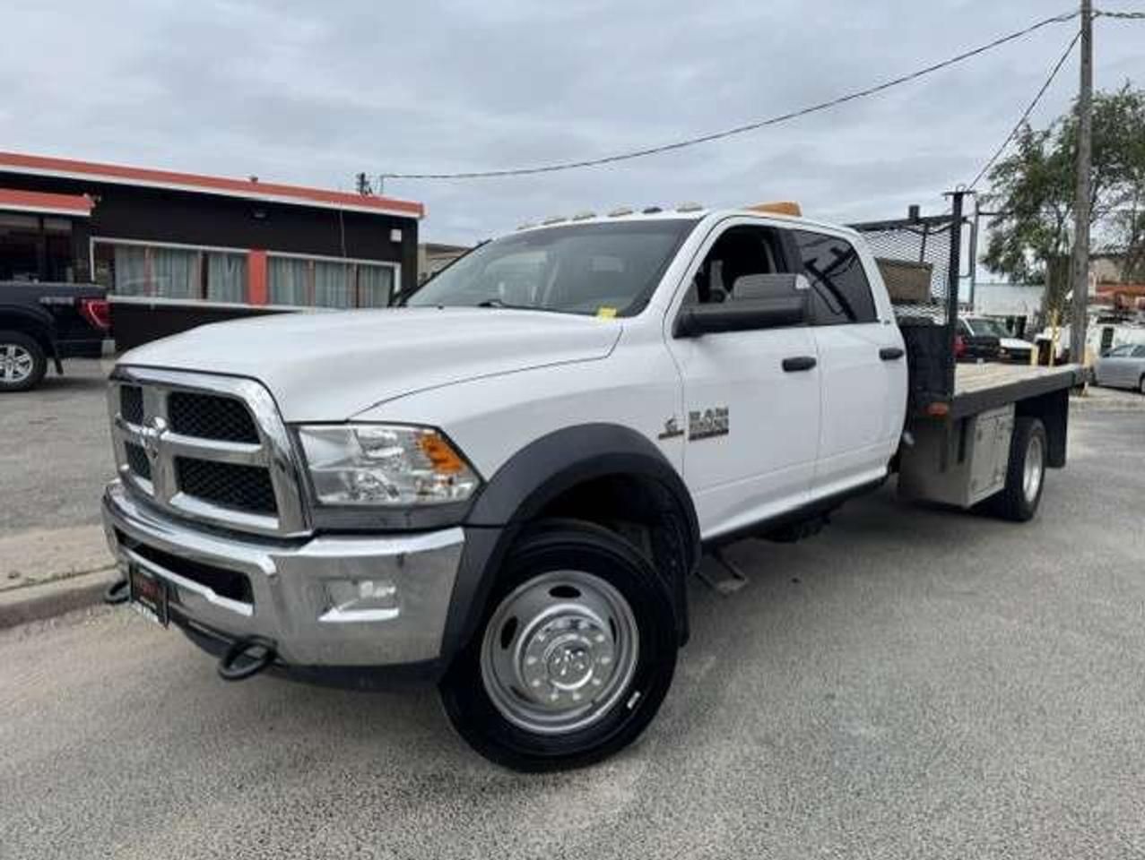 2013 RAM 5500 SLT 4WD 6.7L CUMMINS DIESEL-12' FLAT DECK-CREW CAB Photo0