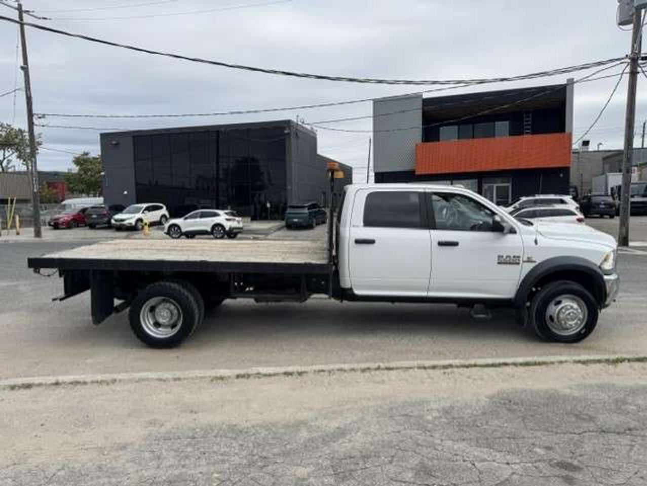 2013 RAM 5500 SLT 4WD 6.7L CUMMINS DIESEL-12' FLAT DECK-CREW CAB Photo