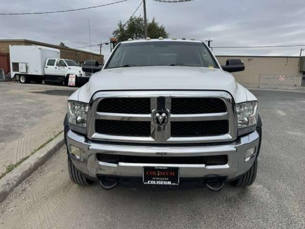2013 RAM 5500 SLT 4WD 6.7L CUMMINS DIESEL-12' FLAT DECK-CREW CAB Photo