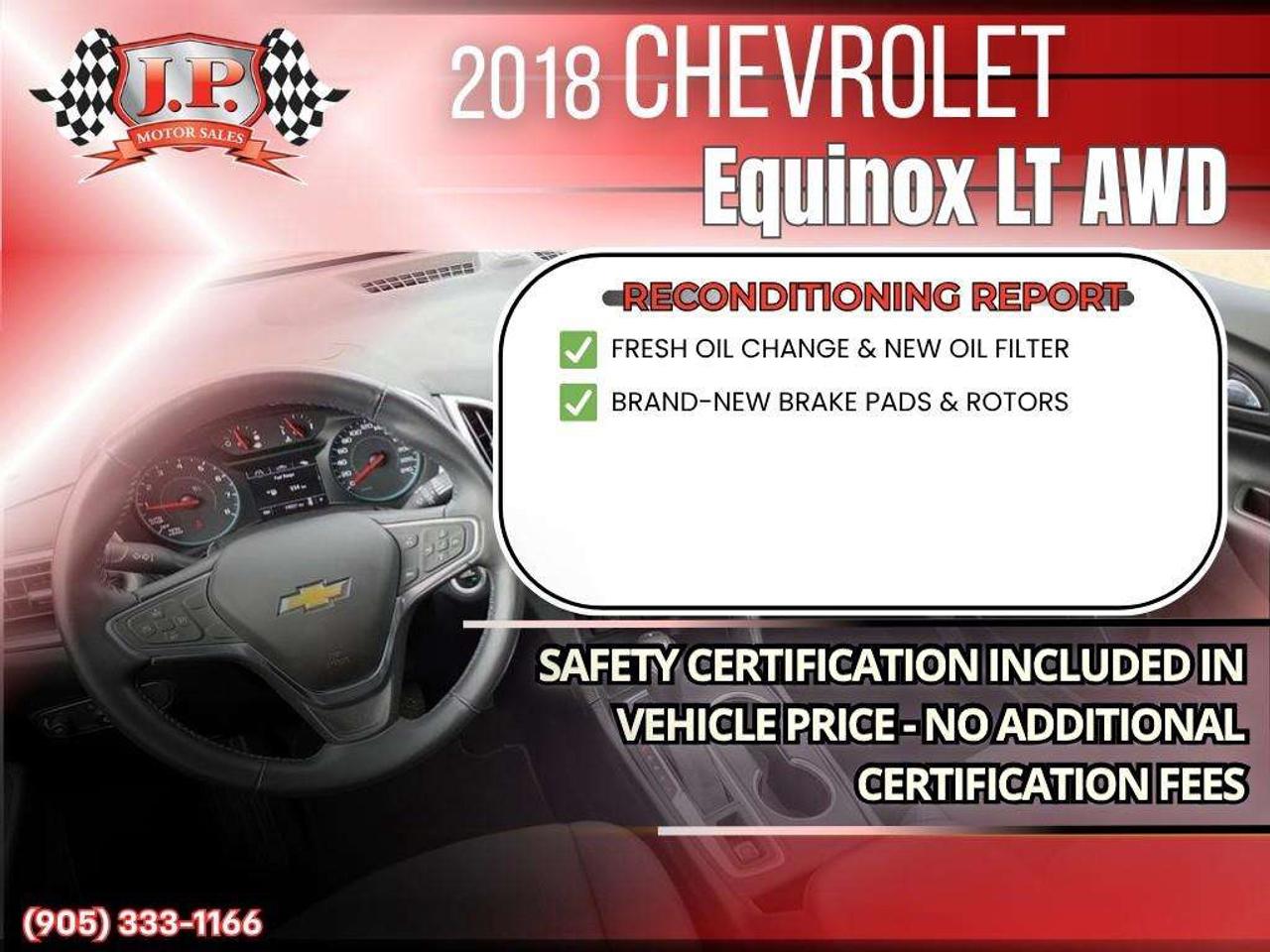 2018 Chevrolet Equinox LT Apple CarPlay & Android Auto • Built-In Wi-Fi Hotspot • Remote Start System • Heated Front Seats • Power Driver Seat • Photo