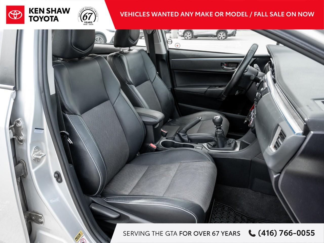 2016 Toyota Corolla S (M6) 4dr Sedan Photo