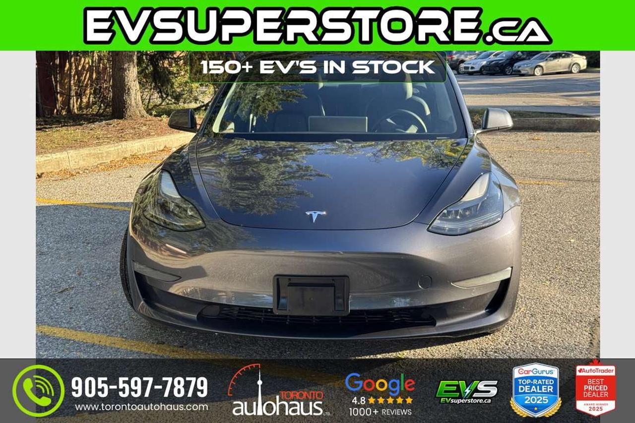 2021 Tesla Model 3 LR AWD/150+ EV's at EVSUPERSTORE.ca Photo