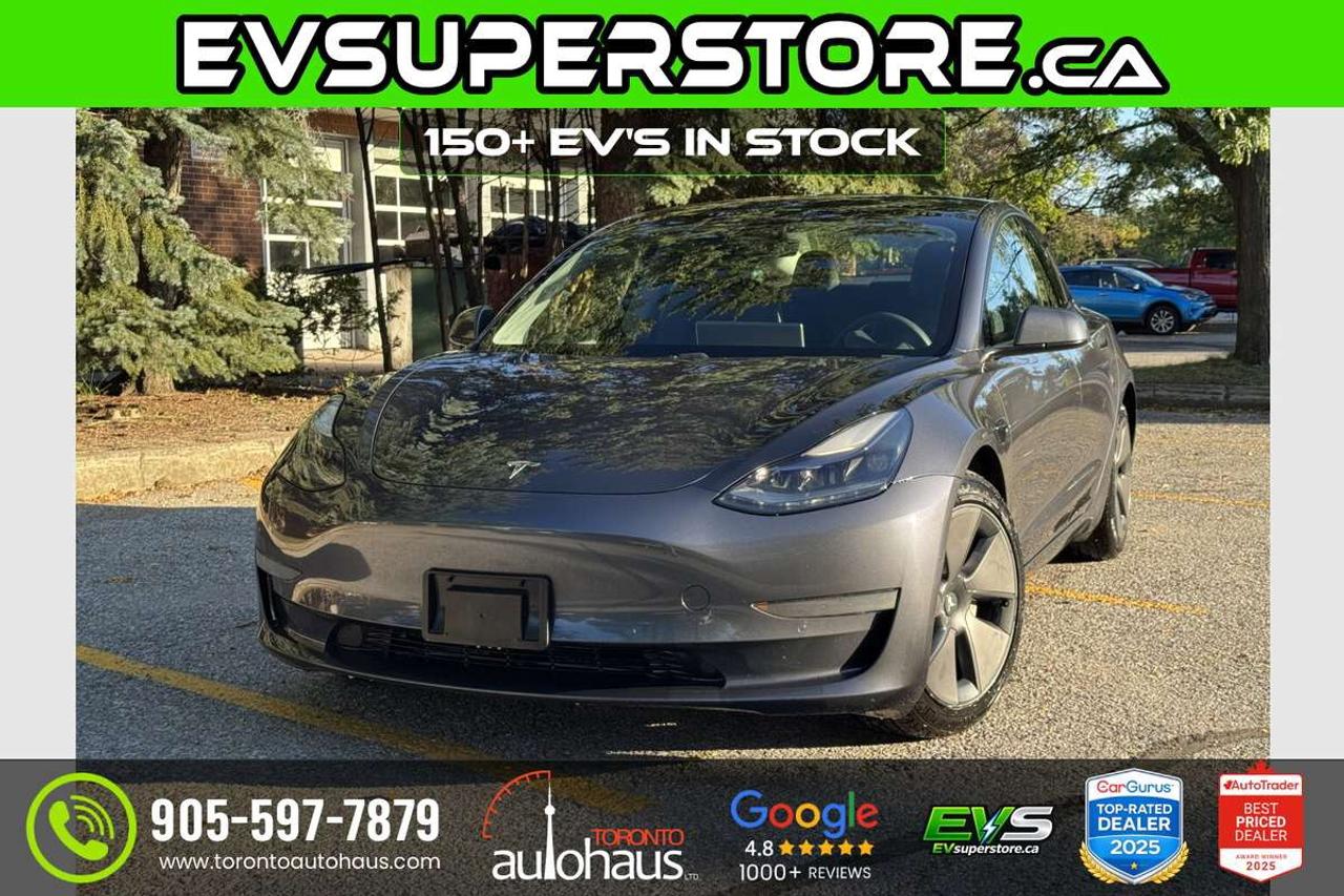 2021 Tesla Model 3 LR AWD/150+ EV's at EVSUPERSTORE.ca Photo