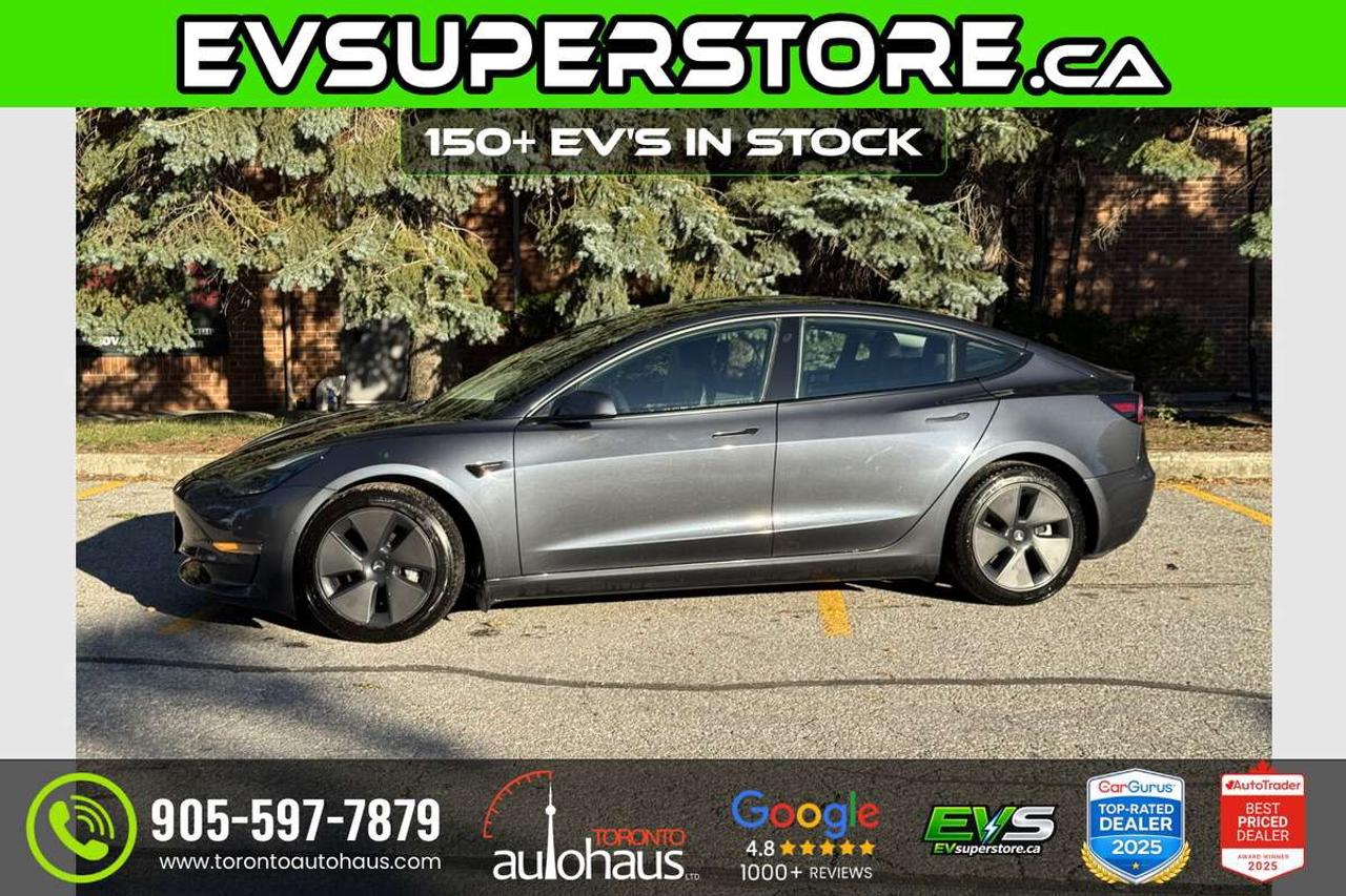 2021 Tesla Model 3 LR AWD/150+ EV's at EVSUPERSTORE.ca Photo
