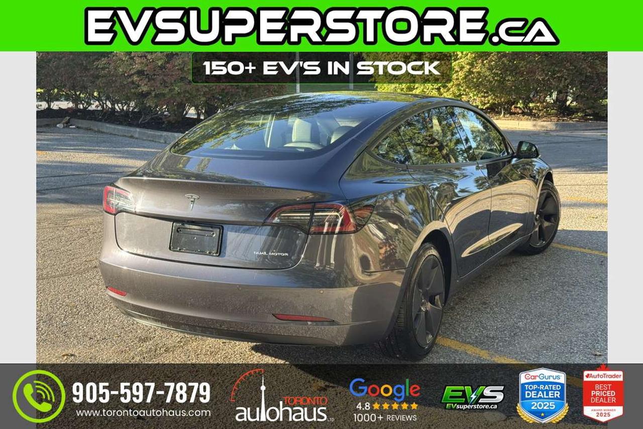2021 Tesla Model 3 LR AWD/150+ EV's at EVSUPERSTORE.ca Photo