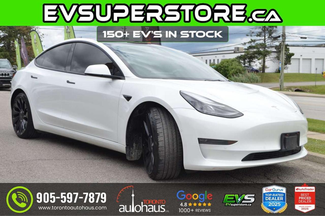 2022 Tesla Model 3 PERFORMANCE I 150+ EV's at EVSUPERSTORE.ca Photo3
