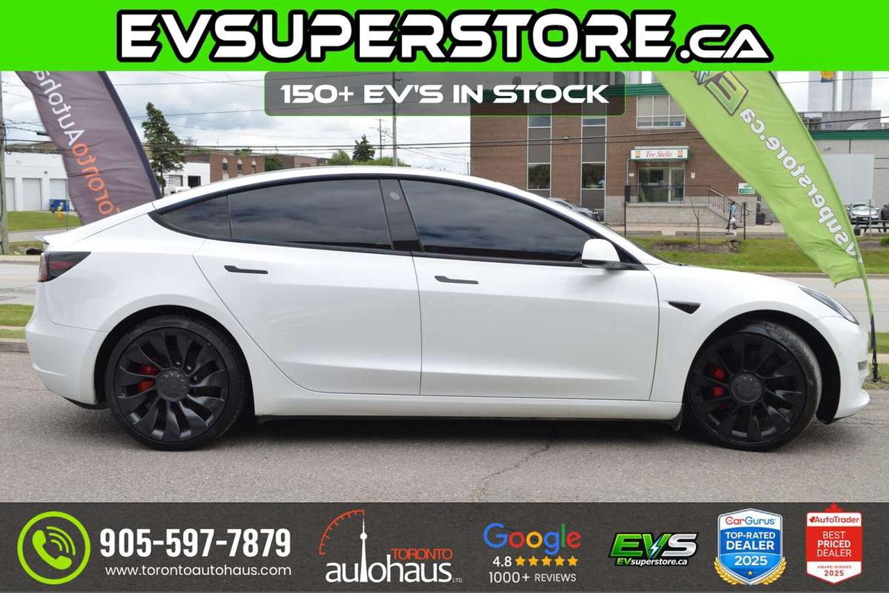 2022 Tesla Model 3 PERFORMANCE I 150+ EV's at EVSUPERSTORE.ca Photo4