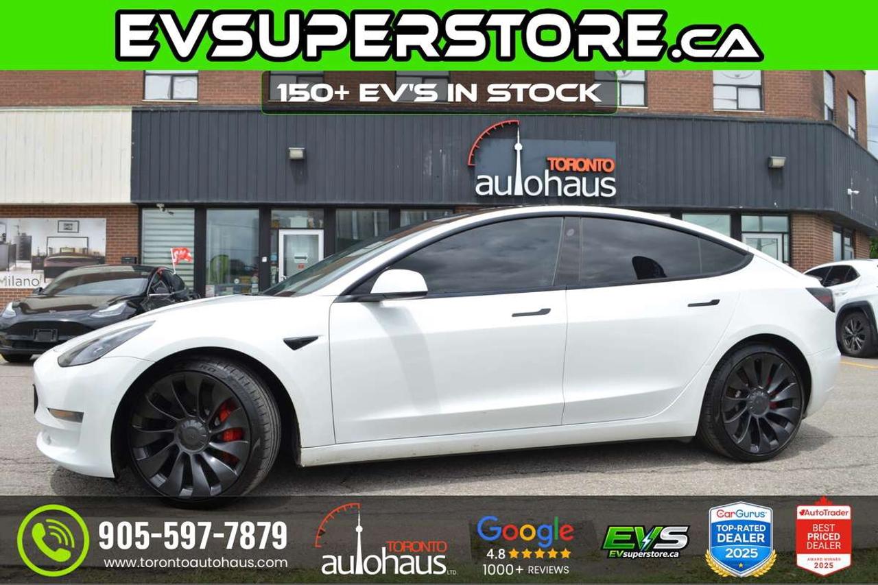 2022 Tesla Model 3 PERFORMANCE I 150+ EV's at EVSUPERSTORE.ca Photo