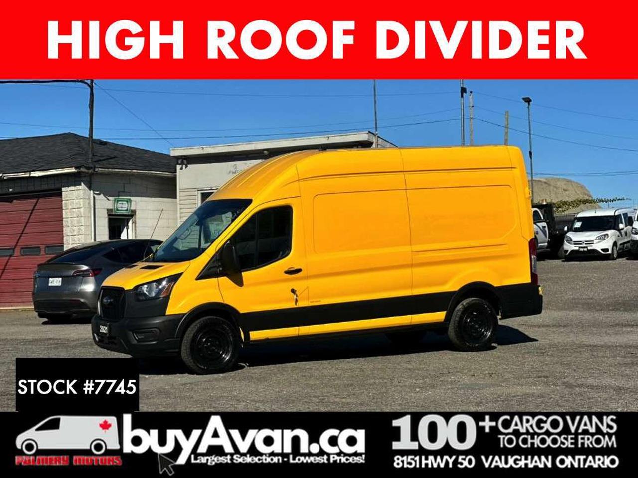 2021 Ford Transit T-250 High Roof + Divider *ALL-IN FEES* Photo0