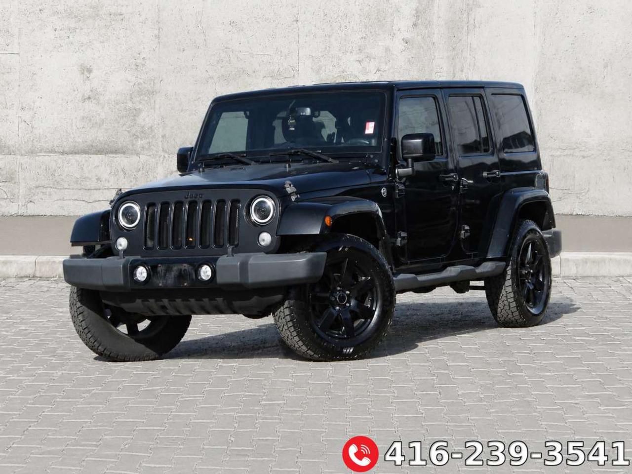 2014 Jeep Wrangler Unlimited Sahara 4x4  6SpeedManual SideSteps Gps S Photo0
