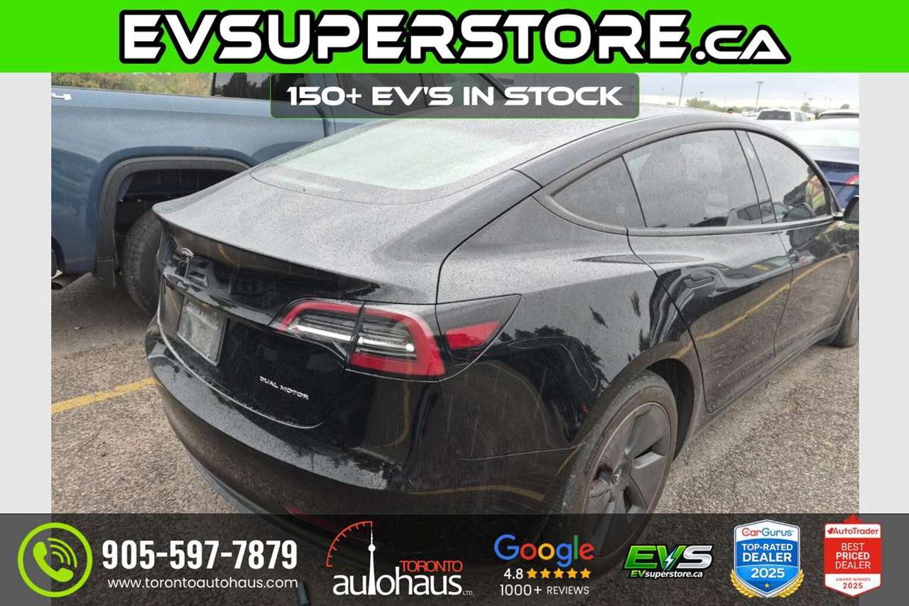 2023 Tesla Model 3 LR AWD I 100+ EV's at EVSUPERSTORE.ca Photo