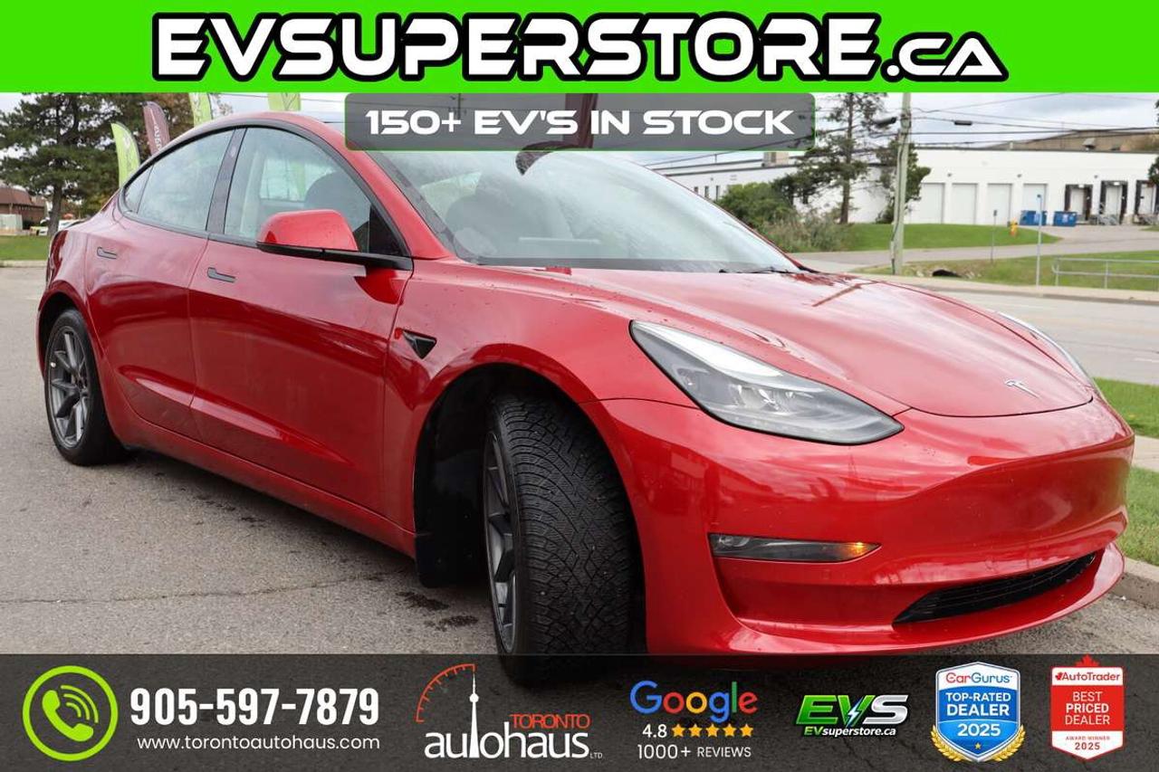 2022 Tesla Model 3 LR AWD I 100+ EV's at EVSUPERSTORE.ca Photo