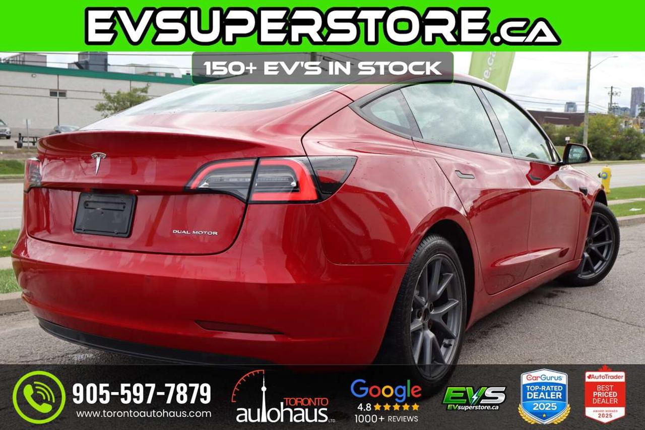 2022 Tesla Model 3 LR AWD I 100+ EV's at EVSUPERSTORE.ca Photo