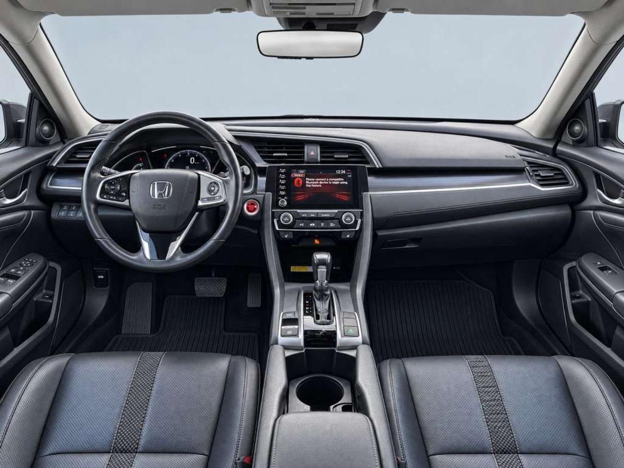 2019 Honda Civic TOURING   Leather   NAVI   Sunroof   Heated Seats   CarPlay   Honda Sensing   Backup Cam Photo