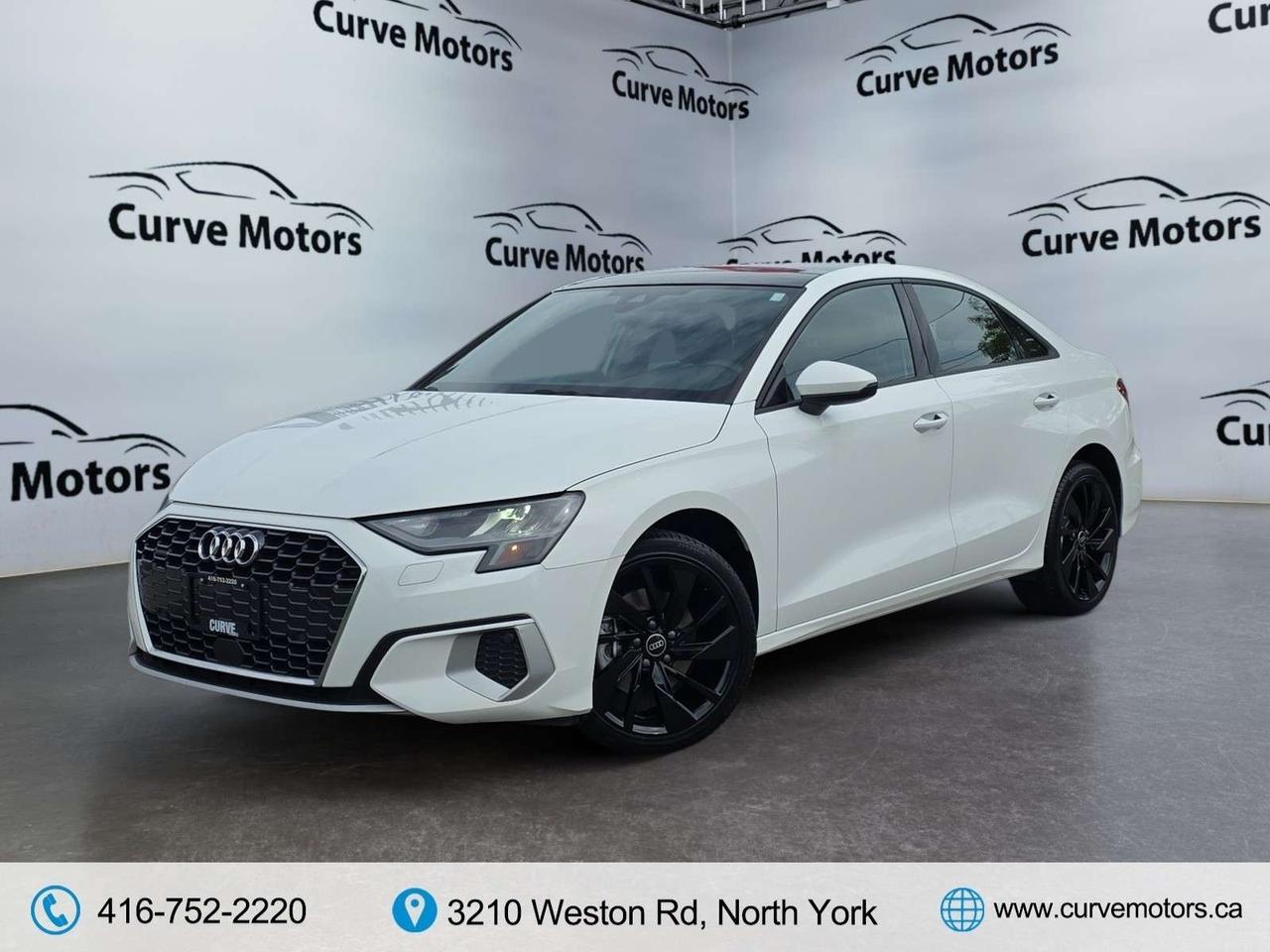 2022 Audi A3 NO ACCIDENTS / 1 OWNER / VERY LOW KM / BROWN INTERIOR / SUNROOF Photo