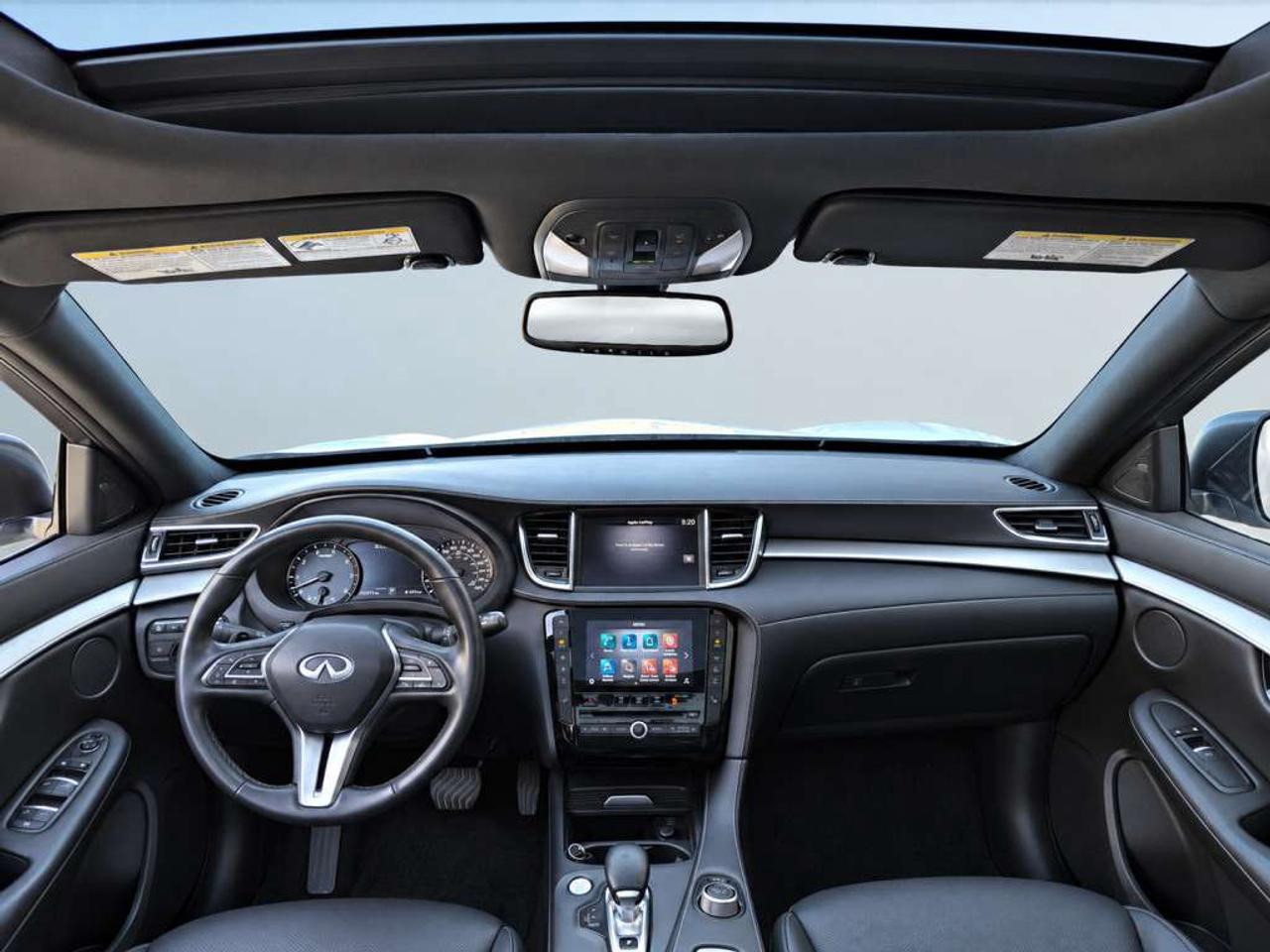 2021 Infiniti QX50 LUXE AWD / PANO / LEATHER / HEATED SEATS / HEATED WHEEL / CARPLAY / BACKUP CAM Photo