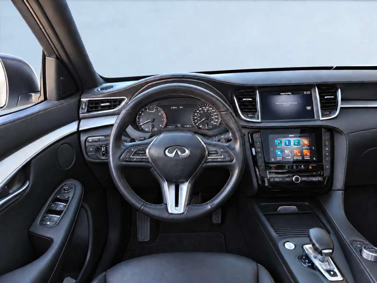 2021 Infiniti QX50 LUXE AWD / PANO / LEATHER / HEATED SEATS / HEATED WHEEL / CARPLAY / BACKUP CAM Photo