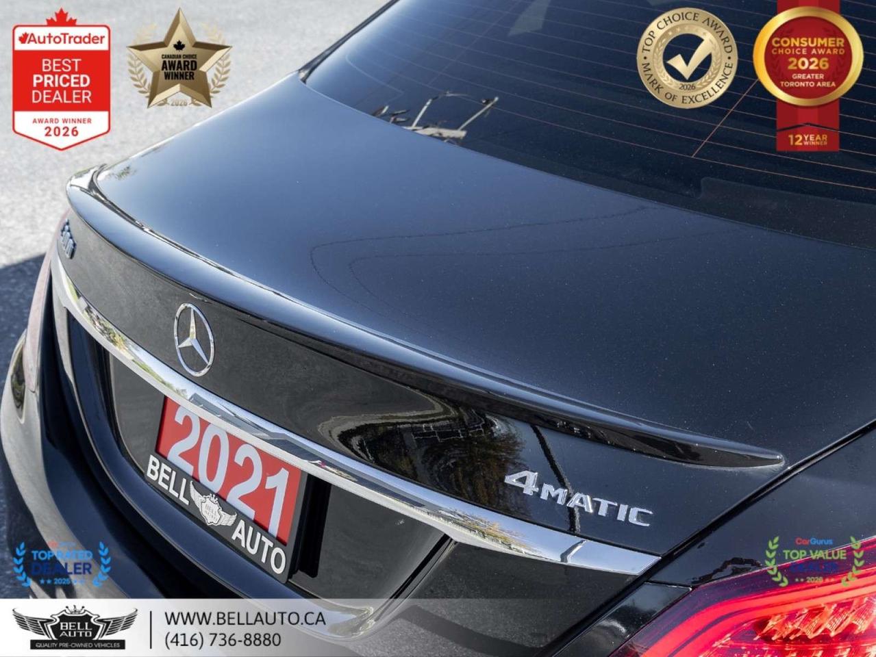 2021 Mercedes-Benz C-Class C300   AMGPKG   NIGHTPKG   PRMPKG   NAVI   360CAM   PANO   BRMSTR   NOACCIDENT Photo