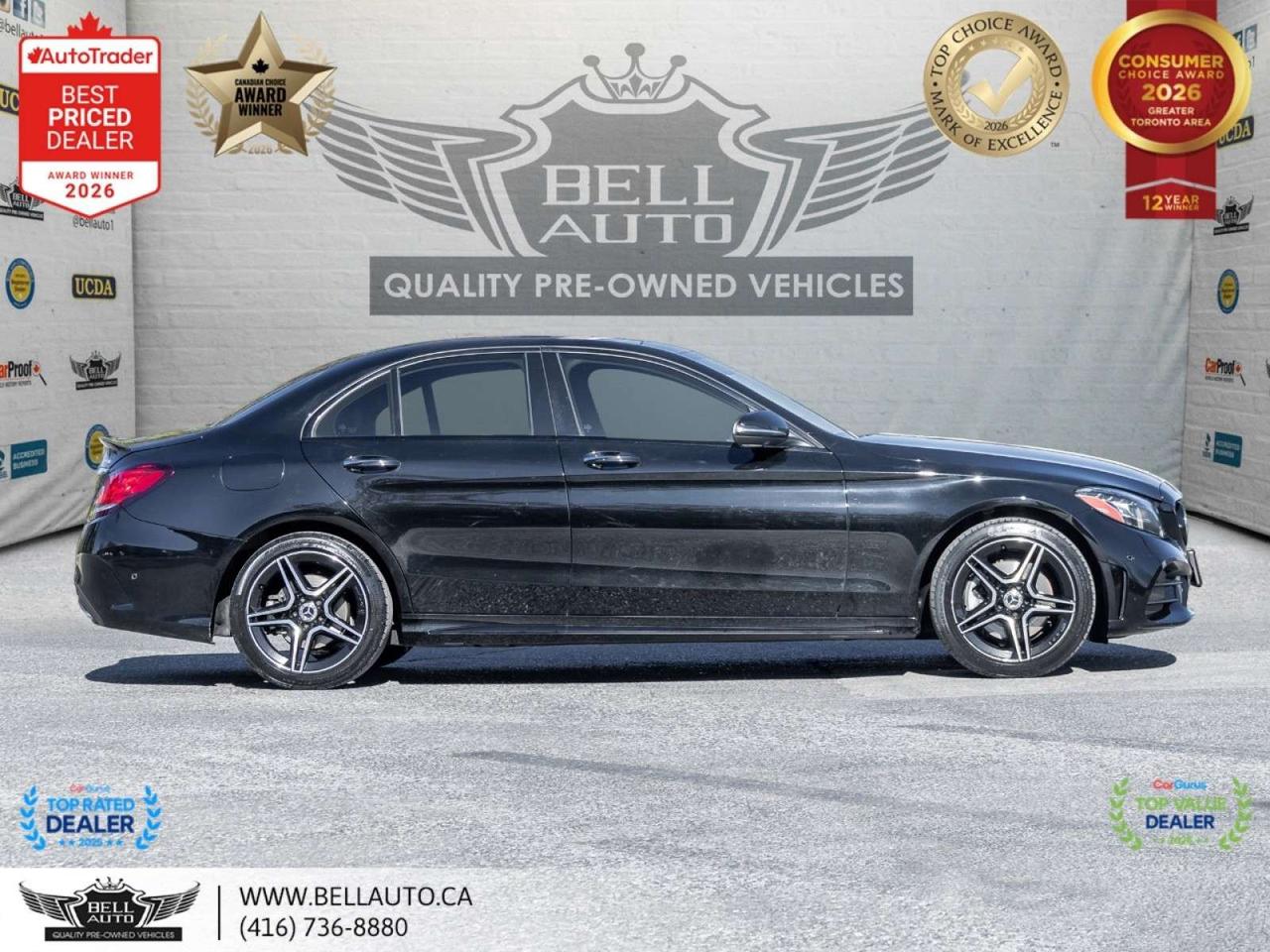 2021 Mercedes-Benz C-Class C300   AMGPKG   NIGHTPKG   PRMPKG   NAVI   360CAM   PANO   BRMSTR   NOACCIDENT Photo