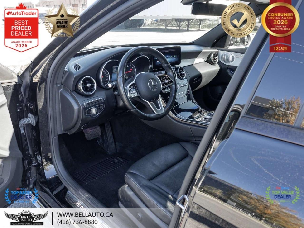 2021 Mercedes-Benz C-Class C300   AMGPKG   NIGHTPKG   PRMPKG   NAVI   360CAM   PANO   BRMSTR   NOACCIDENT Photo