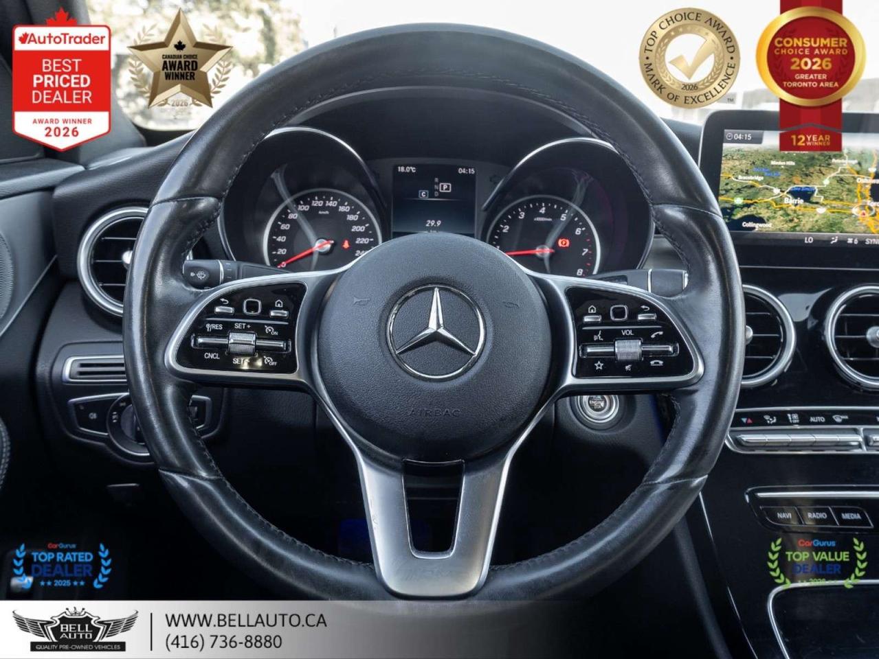 2021 Mercedes-Benz C-Class C300   AMGPKG   NIGHTPKG   PRMPKG   NAVI   360CAM   PANO   BRMSTR   NOACCIDENT Photo
