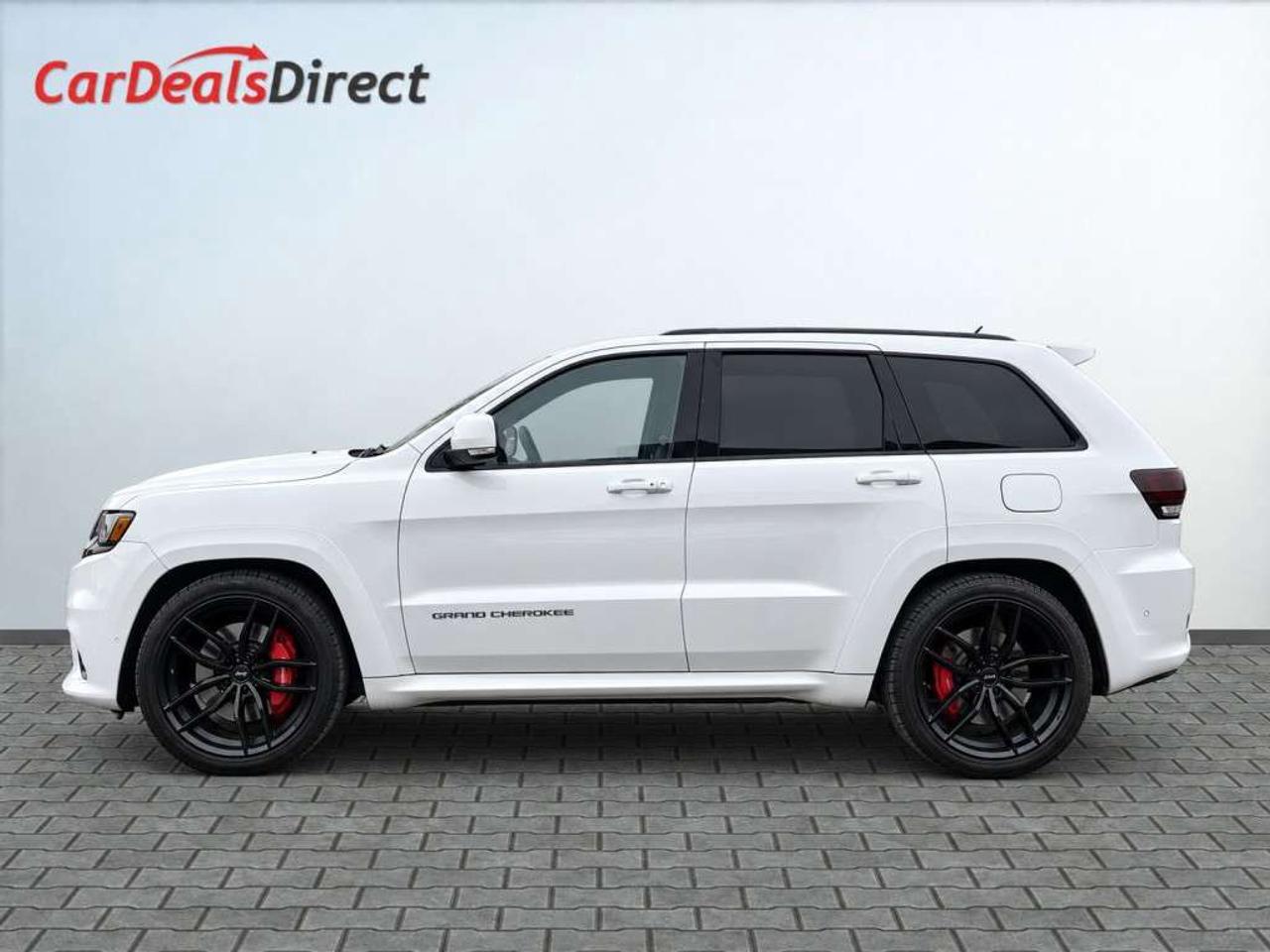 2017 Jeep Grand Cherokee 6.4L SRT AWD   Harman Kardon LOGIC7 Surround Sound   Bright White on Black Leather/Suede   8.4in Uconnect Touchscreen wit Photo